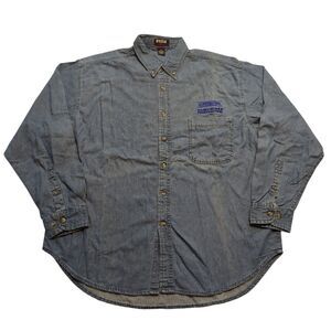 NEW Marantz Superscope Size XL Denim Shirt Ultra Club Audio Logo Men's NWOT